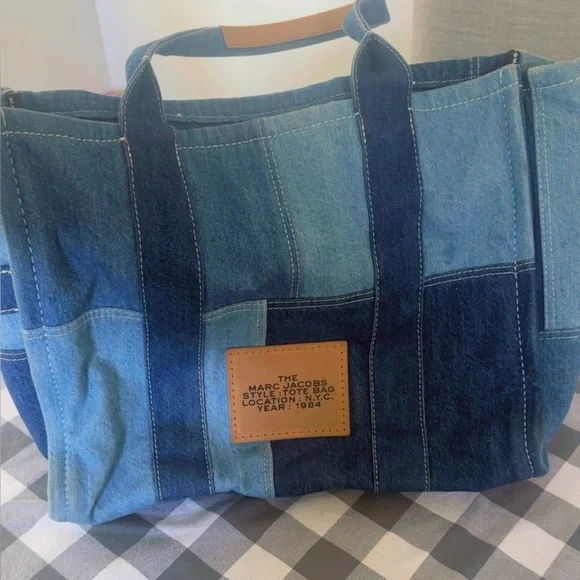 Marc Jacobs Denim Blue Tote Bag - Picture 6 of 6